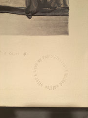 PABLO PICASSO "Femme a la Toilette" LITHOGRAPH Signed Numbered Marina Estate   - TvMovieCards.com