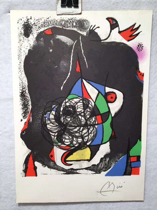 Joan Miro "Les Revolutions Sceniques du XX Siecles II" Signed Lithograph   - TvMovieCards.com