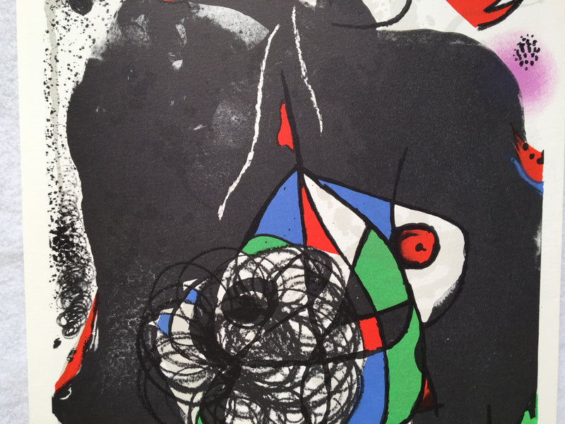 Joan Miro "Les Revolutions Sceniques du XX Siecles II" Signed Lithograph   - TvMovieCards.com