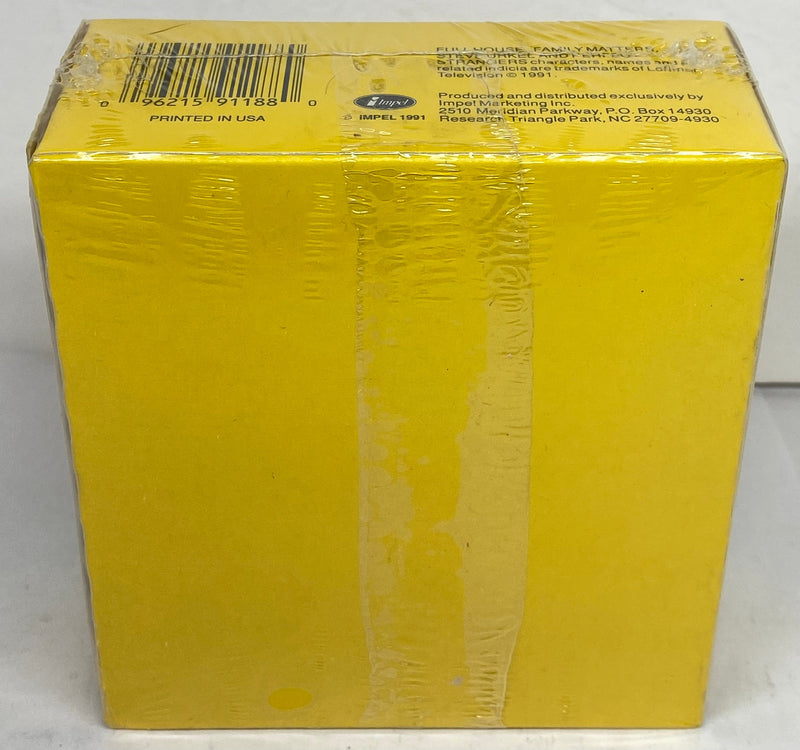 1991 Laffs TV Trading Card Box Sealed 36CT Impel Family Matters Full House   - TvMovieCards.com