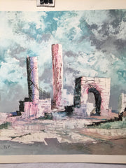 1959 Donald Art Co NY Lithograph Art Print Unsigned No 2970   - TvMovieCards.com