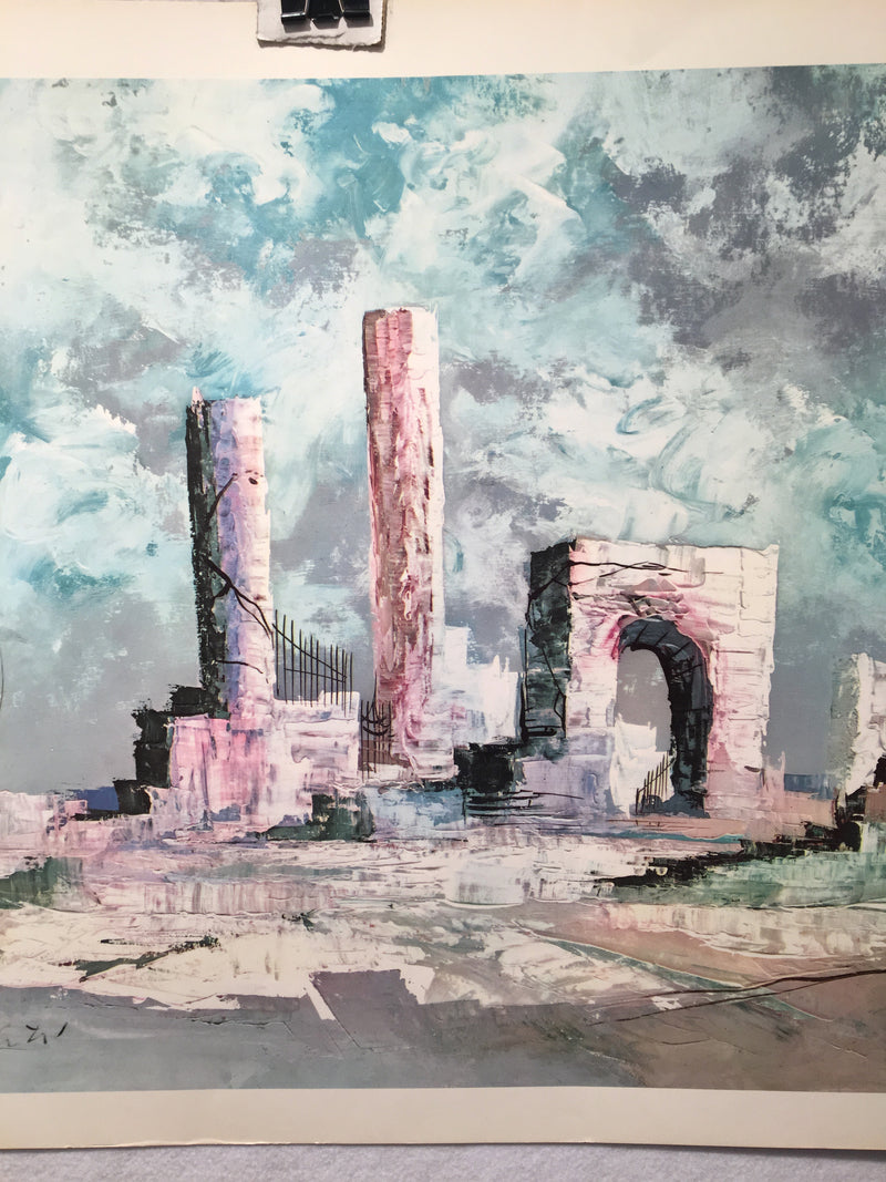 1959 Donald Art Co NY Lithograph Art Print Unsigned No 2970   - TvMovieCards.com