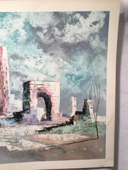 1959 Donald Art Co NY Lithograph Art Print Unsigned No 2970   - TvMovieCards.com