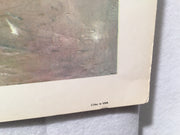 1959 Donald Art Co NY Lithograph Art Print Unsigned No 2970   - TvMovieCards.com