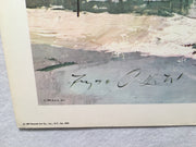 1959 Donald Art Co NY Lithograph Art Print Unsigned No 2970   - TvMovieCards.com