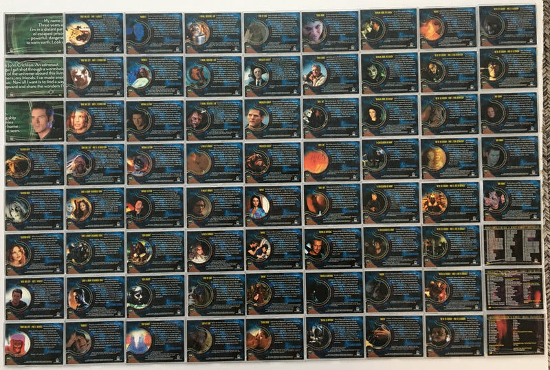 Farscape Season Four 4 Base Trading Card Set 72 Cards #217 - 288   - TvMovieCards.com