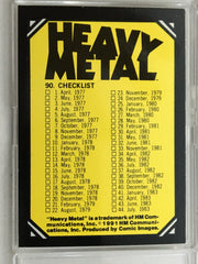 Heavy Metal The Art of Heavy Metal Magazine Covers Base Card Set 90 Cards   - TvMovieCards.com