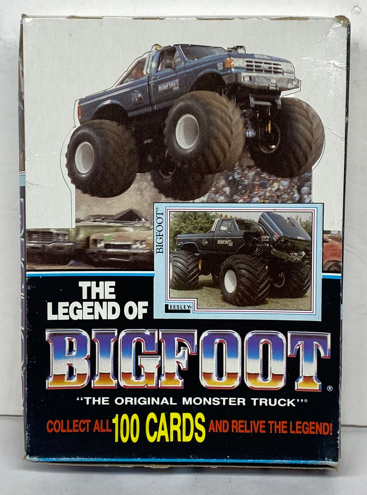 1988 The Legend of Bigfoot Monster Truck Trading Card Wax Box 48