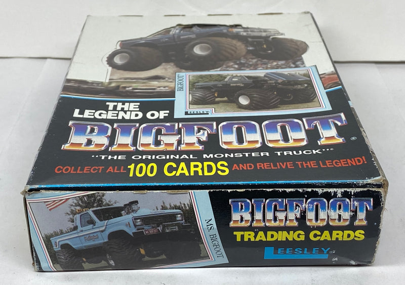 1988 The Legend of Bigfoot Monster Truck Trading Card Wax Box 48 Packs Leesley   - TvMovieCards.com