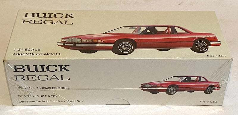 1988 Buick Regal 2 Door Coupe Dealer Promo 1/24 Scale Plastic Model New in Box   - TvMovieCards.com