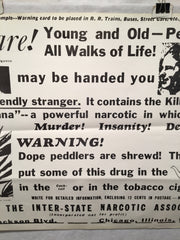 1970 Insanity Chicago Poster - US Government Marijuana Warning- N 118   - TvMovieCards.com