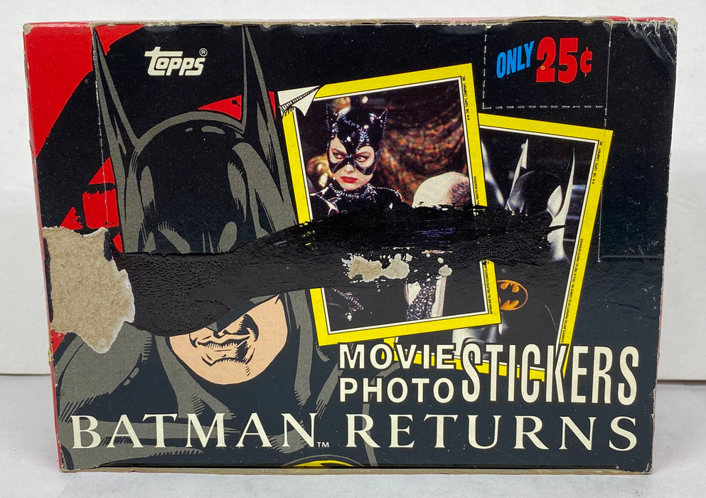 1992 Batman Returns Movie Photo Stickers Trading Card Wax Box 60 Packs Topps   - TvMovieCards.com