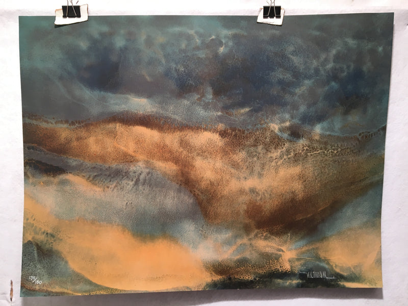 Leonardo Nierman "La Brume De La Mer" Intuition de L'Univers Signed Lithograph   - TvMovieCards.com