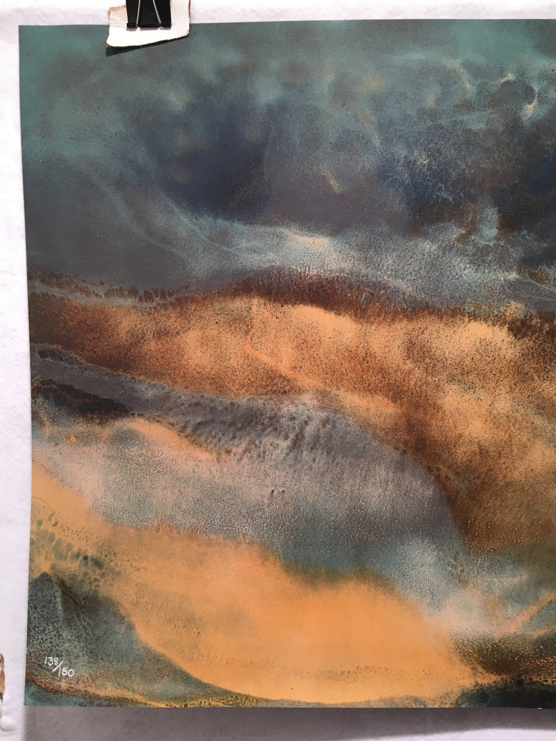 Leonardo Nierman "La Brume De La Mer" Intuition de L'Univers Signed Lithograph   - TvMovieCards.com