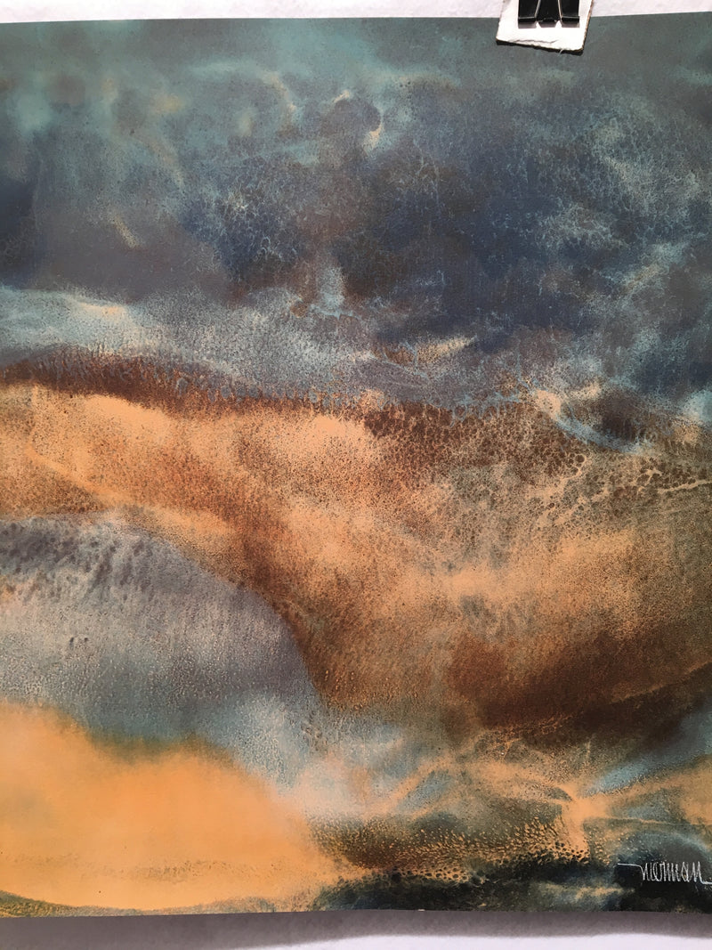 Leonardo Nierman "La Brume De La Mer" Intuition de L'Univers Signed Lithograph   - TvMovieCards.com