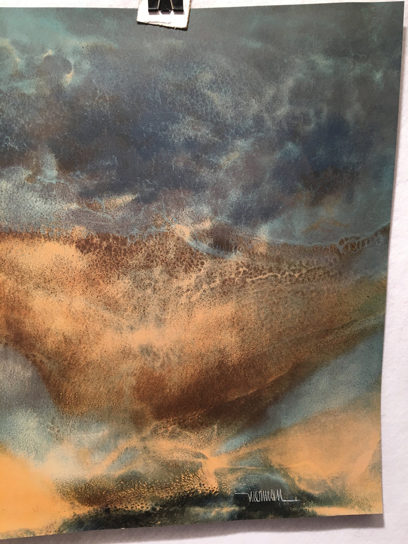 Leonardo Nierman "La Brume De La Mer" Intuition de L'Univers Signed Lithograph   - TvMovieCards.com