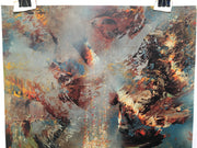 Leonardo Nierman "Chateaux" Intuition de L'Univers Signed Lithograph   - TvMovieCards.com