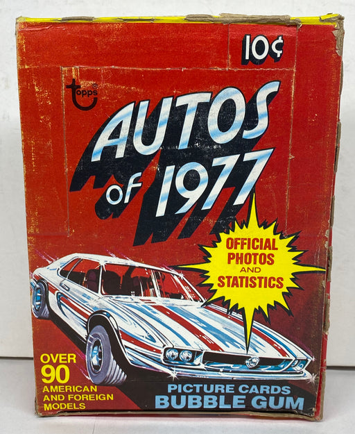 Autos of 1977 Vintage Trading Card Wax Box Full 36 Packs Topps   - TvMovieCards.com