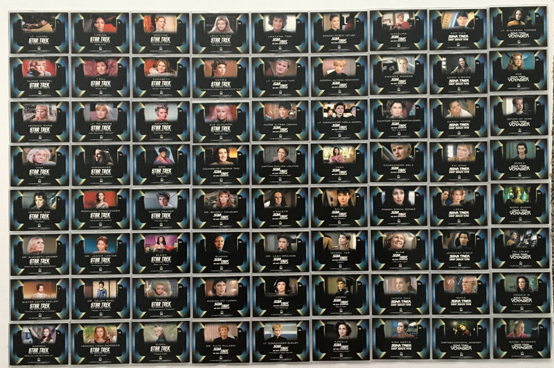 Star Trek The Women of Star Trek Base Card Set 81 Cards   - TvMovieCards.com