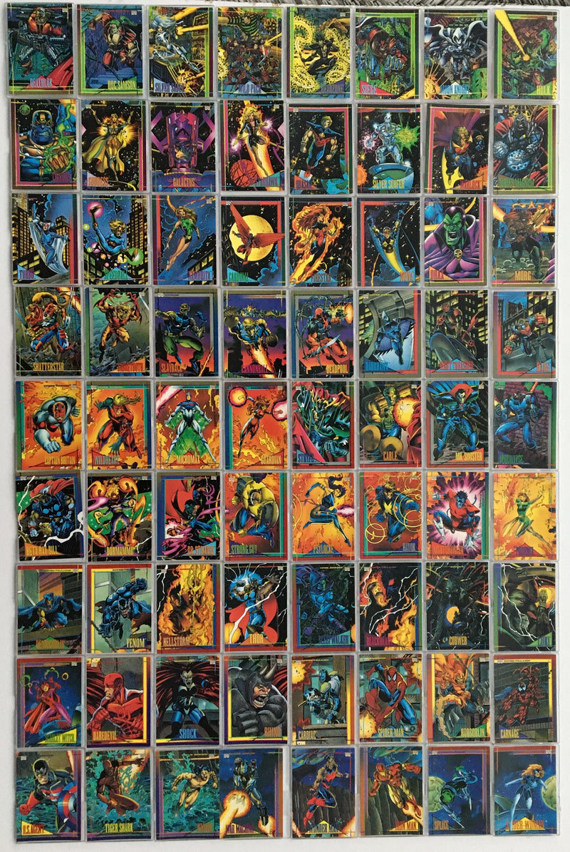 Marvel Universe 1993 Skybox 180 Base Trading Card Set   - TvMovieCards.com