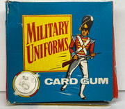 1969 Chix Confectionery Military Uniforms Trading Card Wax Box Full 48 Packs   - TvMovieCards.com
