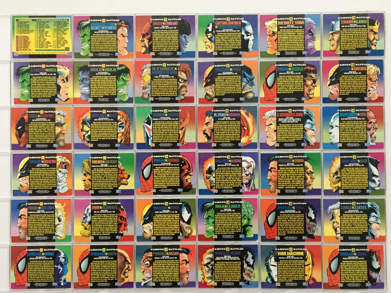 Marvel Universe 1993 Skybox 180 Base Trading Card Set   - TvMovieCards.com