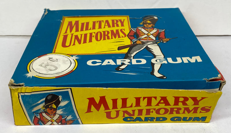 1969 Chix Confectionery Military Uniforms Trading Card Wax Box Full 48 Packs   - TvMovieCards.com