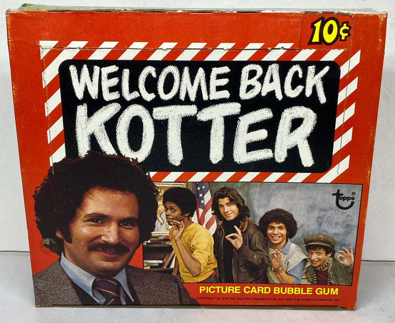 1976 Welcome Back Kotter Vintage Trading Card Wax Box Full 36 Packs Topps   - TvMovieCards.com