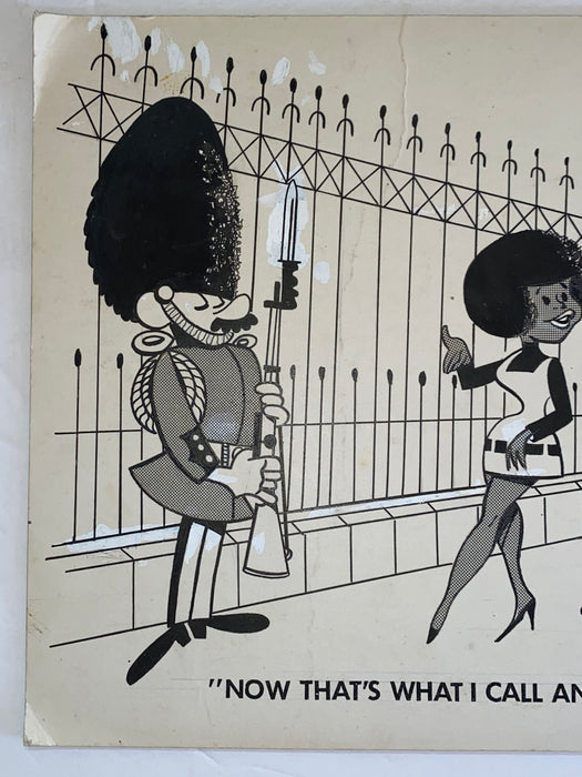 London Grenadier Guards Original Art Comic Panel by Tony Chikes (Tonee) 11 x 13"   - TvMovieCards.com