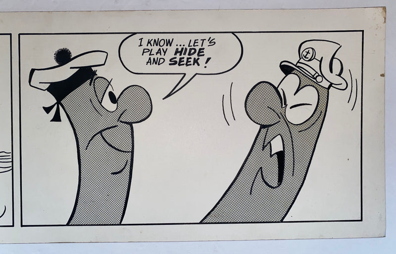 Sailor Worms Desert Island Original Art Comic Strip Panel by Tony Chikes (Tonee)   - TvMovieCards.com