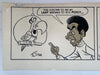 "Willie" With Parrot Original Art Comic Strip Panel by Tony Chikes (Tonee) 7 x 2   - TvMovieCards.com