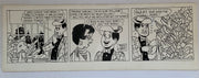 Freddie Original Art Comic Strip Panel by Tony Chikes (Tonee) 6 x 19"   - TvMovieCards.com