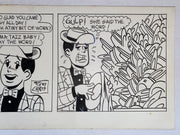 Freddie Original Art Comic Strip Panel by Tony Chikes (Tonee) 6 x 19"   - TvMovieCards.com