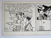 Freddie Original Art Comic Strip Panel by Tony Chikes (Tonee) 6 x 19"   - TvMovieCards.com