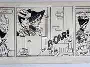 Freddie Original Art Comic Strip Panel by Tony Chikes (Tonee) 6 x 19"   - TvMovieCards.com