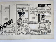 Freddie Original Art Comic Strip Panel by Tony Chikes (Tonee) 6 x 19"   - TvMovieCards.com