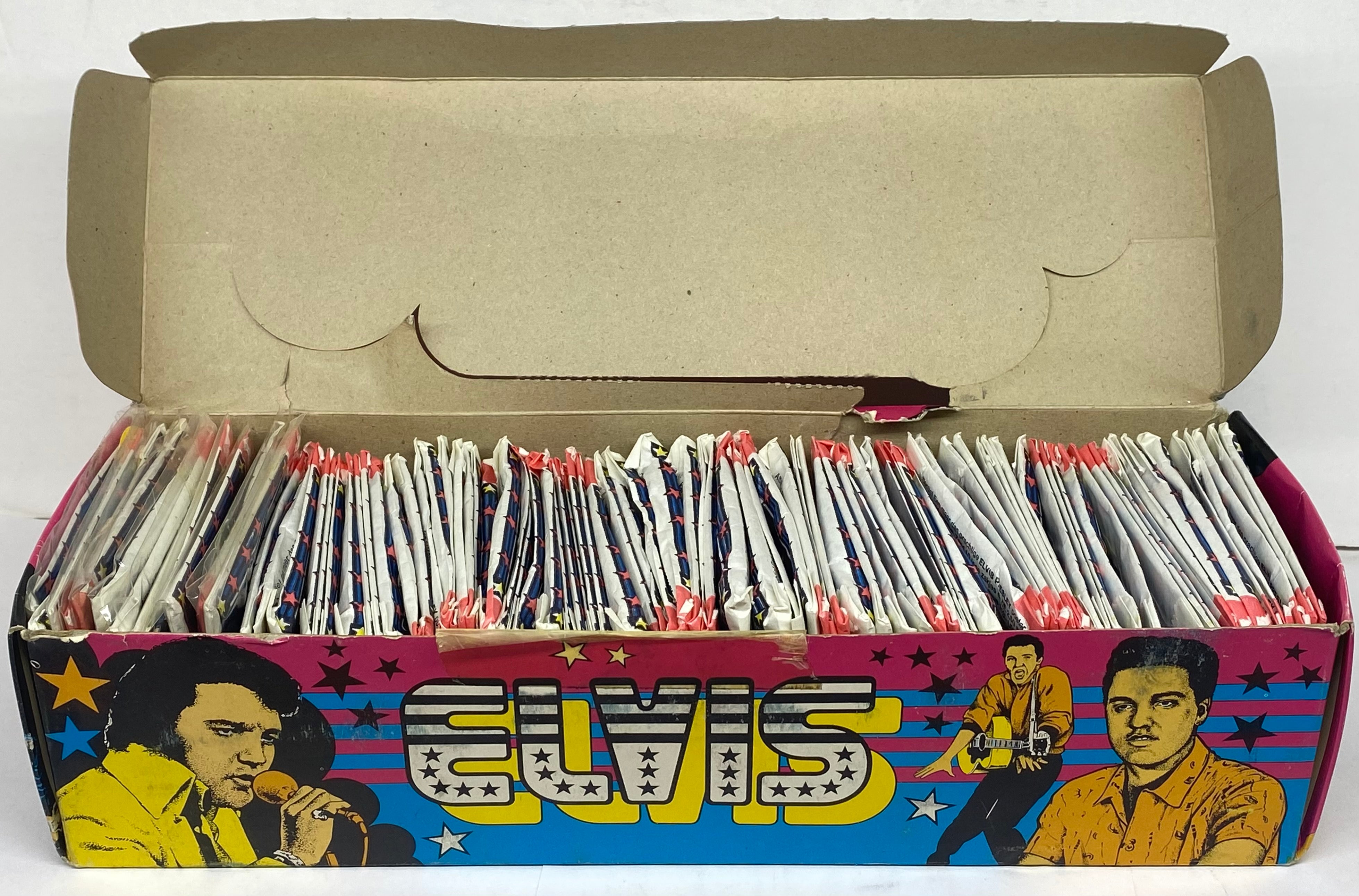 1978 Elvis Presley Vintage Trading Card Box 94 Packs Monty Gum