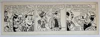 Freddie Original Art Comic Strip Panel by Tony Chikes (Tonee) 6 x 19"   - TvMovieCards.com