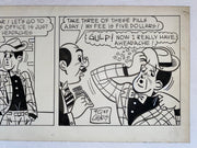 Freddie Original Art Comic Strip Panel by Tony Chikes (Tonee) 6 x 19"   - TvMovieCards.com