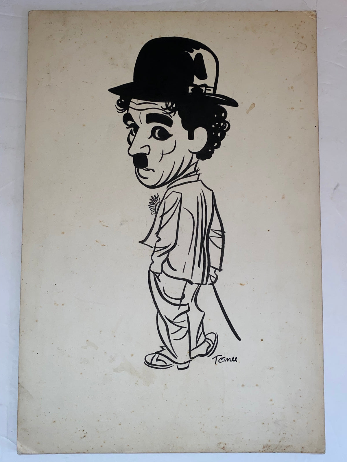 Chaplin 絵画 原画 ドローイング アート 2点 Chaplin 絵画 原画 ドローイング アート 2点 Chaplin 絵画 原画