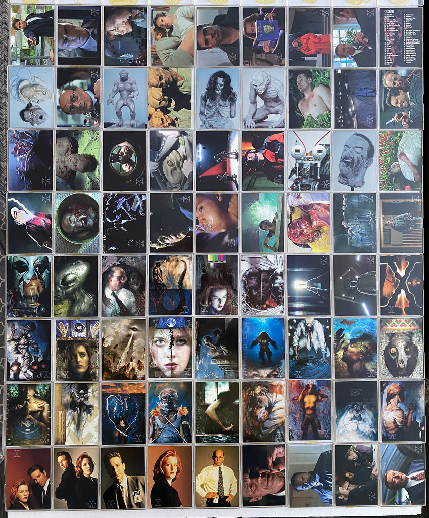X-Files Season 3 Trading Base Card Set 72 Cards Topps 1996