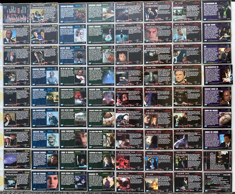 X-Files Season 3 Trading Base Card Set 72 Cards Topps 1996   - TvMovieCards.com