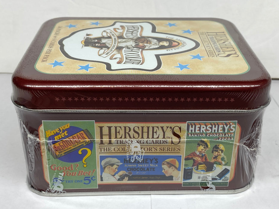 1995 Hershey's Chocolate Collector Series Tin Trading Card Box 36 Packs Dart   - TvMovieCards.com