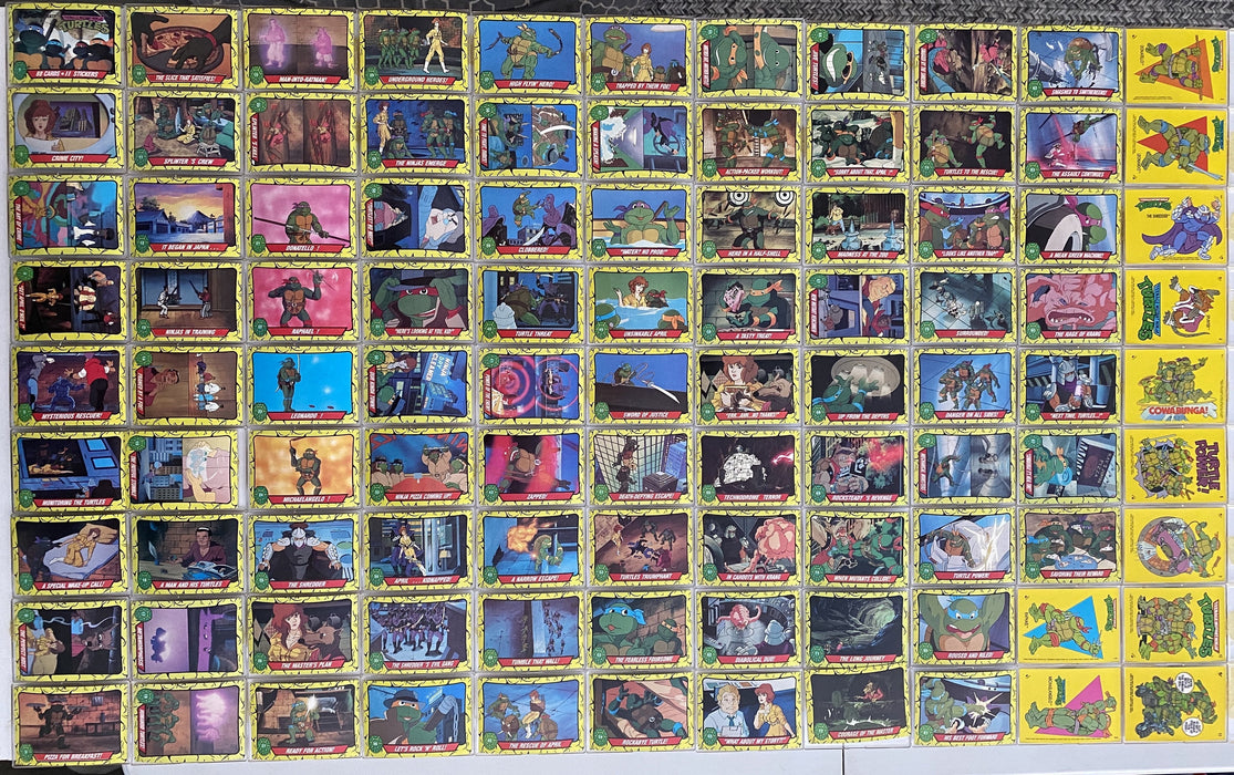 Teenage Mutant Ninja Turtles Cartoon Series 1 Card Set & Sticker Card Set Topps - TvMovieCards.com