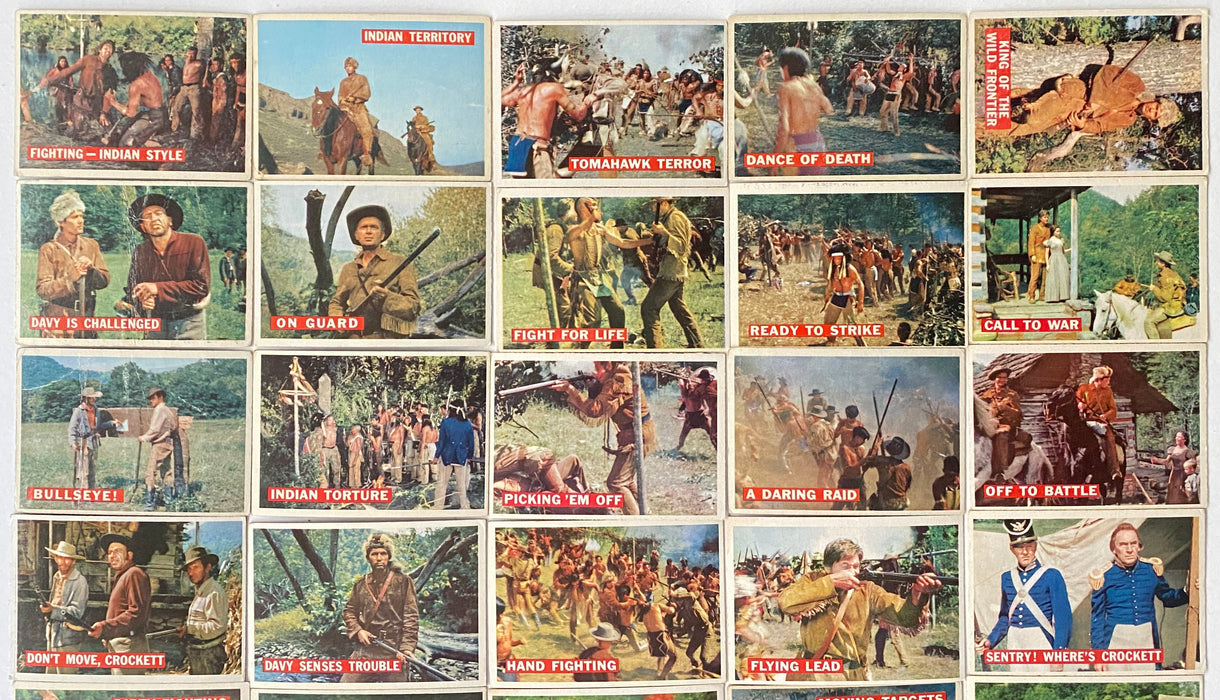 1956 Davy Crockett Series 1 Orange Back Trading Card Set of 80 Cards Topps   - TvMovieCards.com