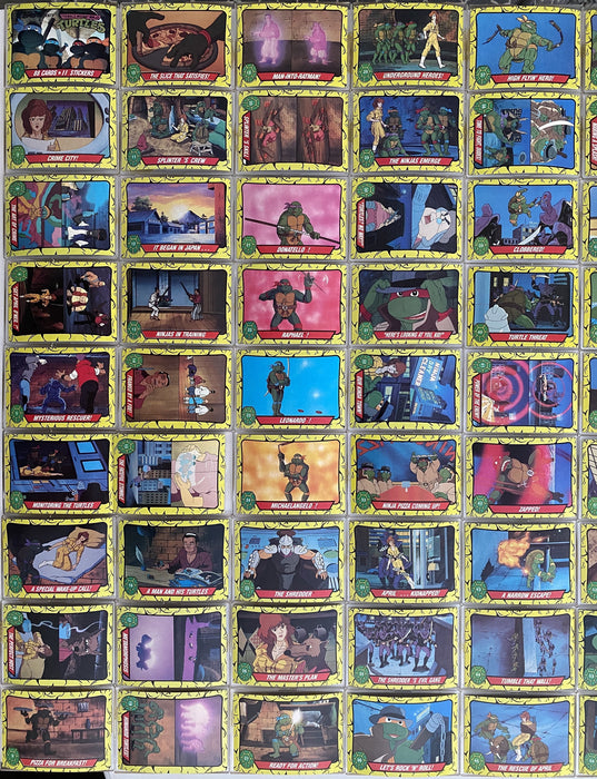 Teenage Mutant Ninja Turtles Cartoon Series 1 Card Set & Sticker Card Set Topps - TvMovieCards.com