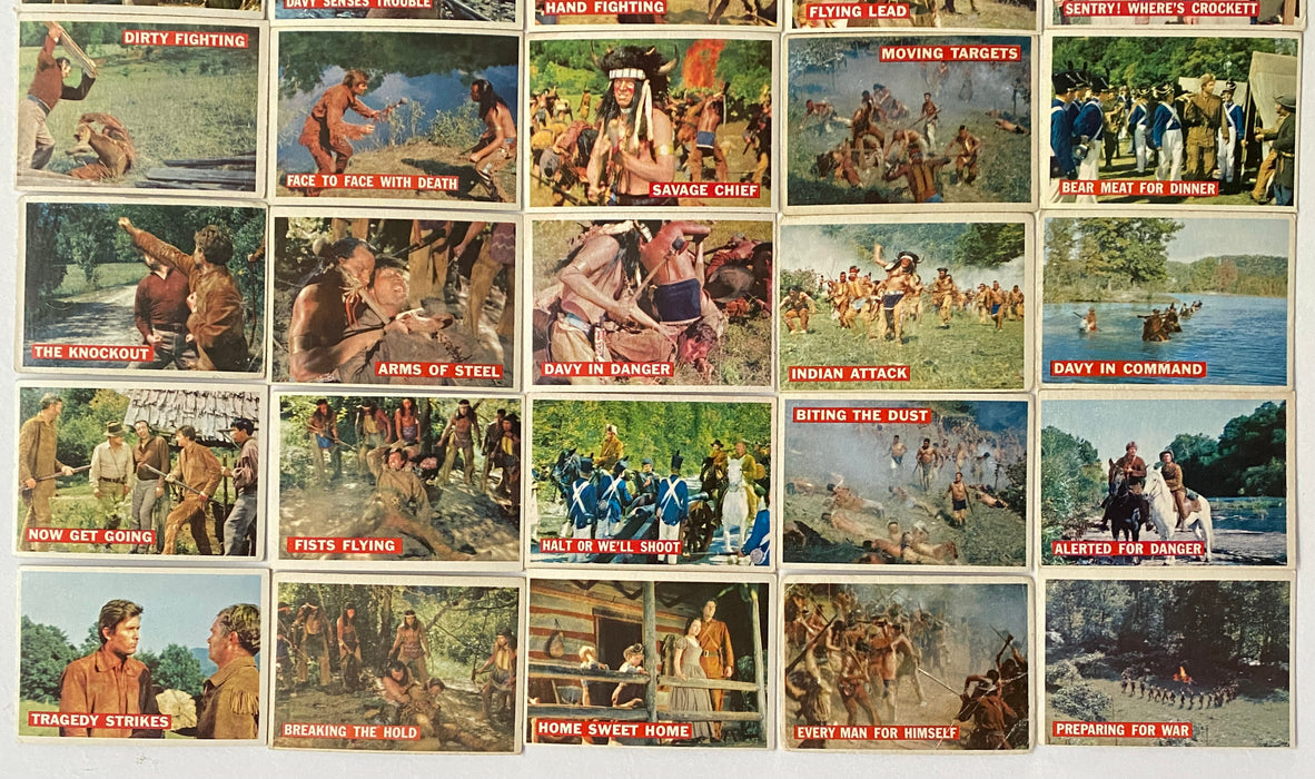 1956 Davy Crockett Series 1 Orange Back Trading Card Set of 80 Cards Topps   - TvMovieCards.com