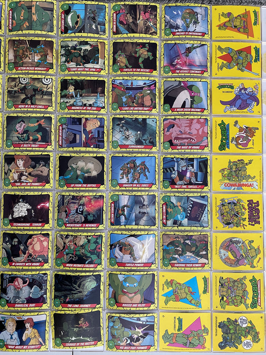 Teenage Mutant Ninja Turtles Cartoon Series 1 Card Set & Sticker Card Set Topps - TvMovieCards.com
