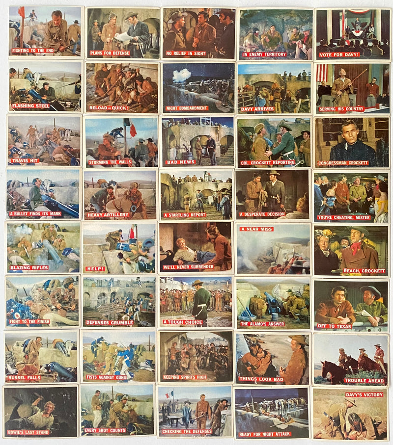 1956 Davy Crockett Series 1 Orange Back Trading Card Set of 80 Cards Topps   - TvMovieCards.com