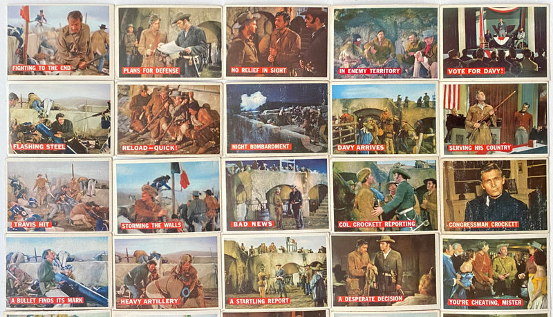 1956 Davy Crockett Series 1 Orange Back Trading Card Set of 80 Cards Topps   - TvMovieCards.com